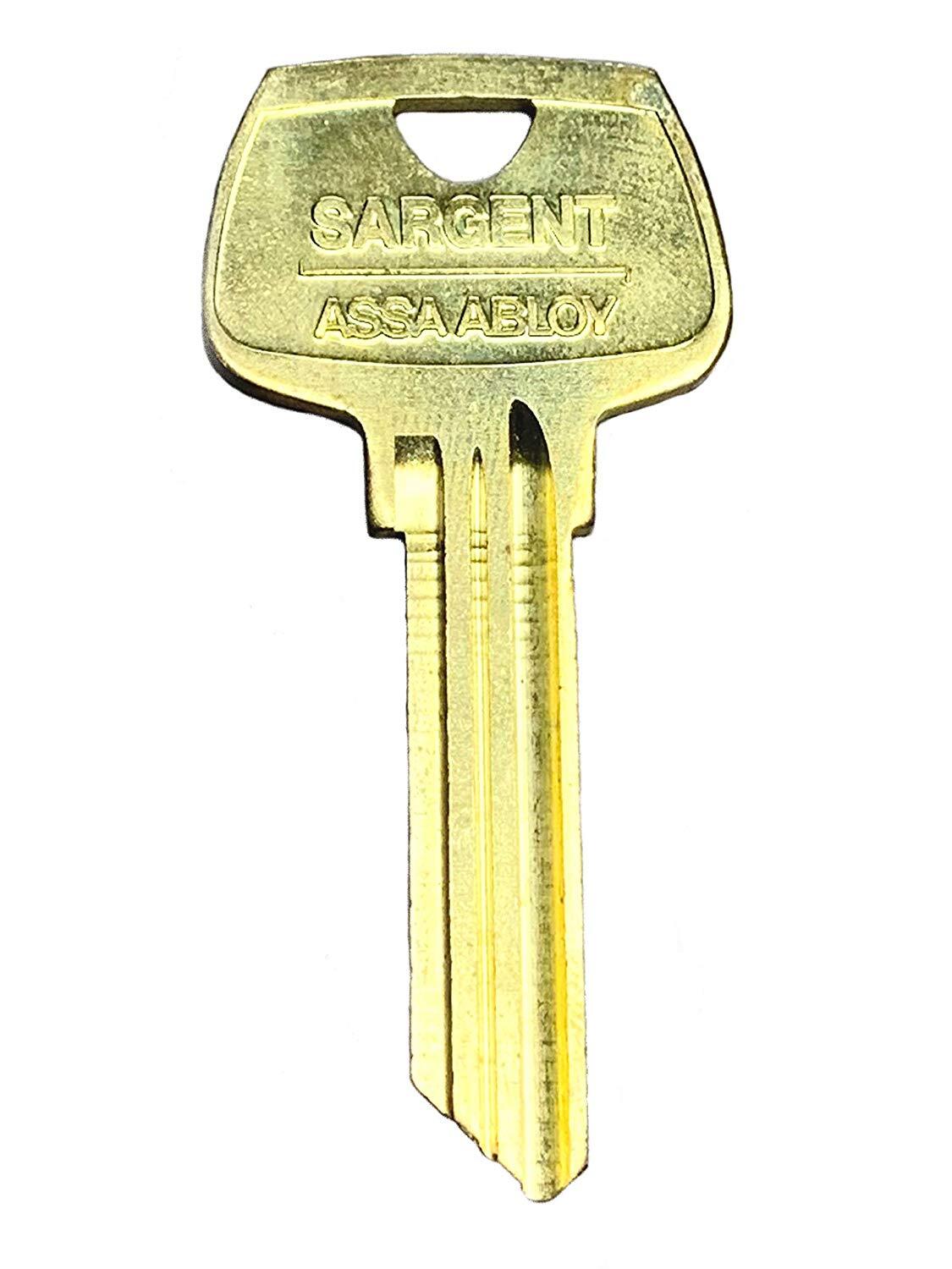 Sargent 6275LF 6 Pin Key Blank with LF Keyway