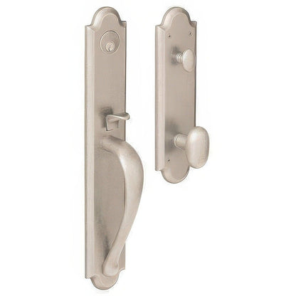 Baldwin 6402.ENTR Boulder Full Escutcheon Emergency Egress Single Cylinder Handleset.