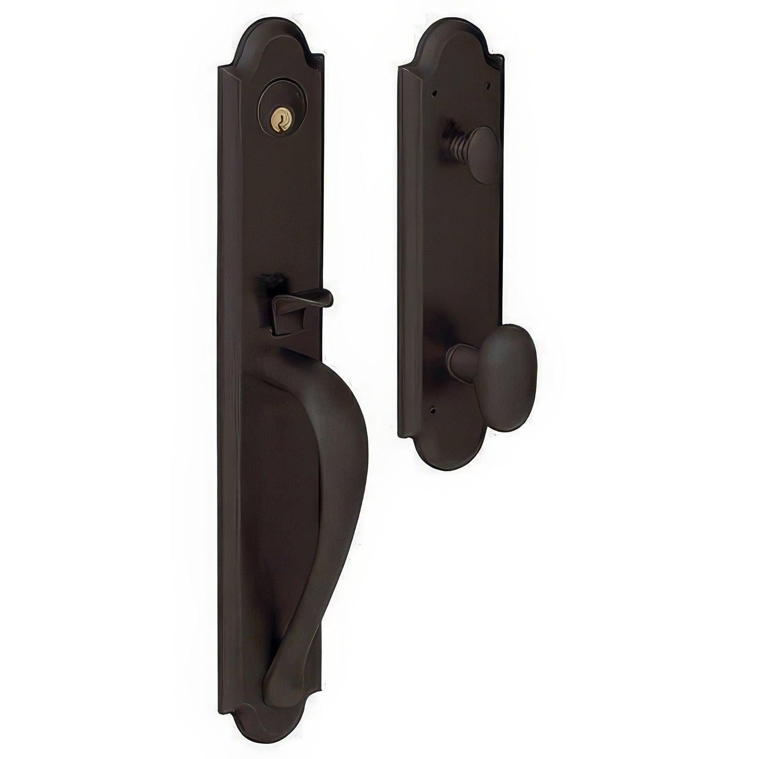 Baldwin 6402.FD Boulder Style Full Dummy Set Single Cylinder Handleset.