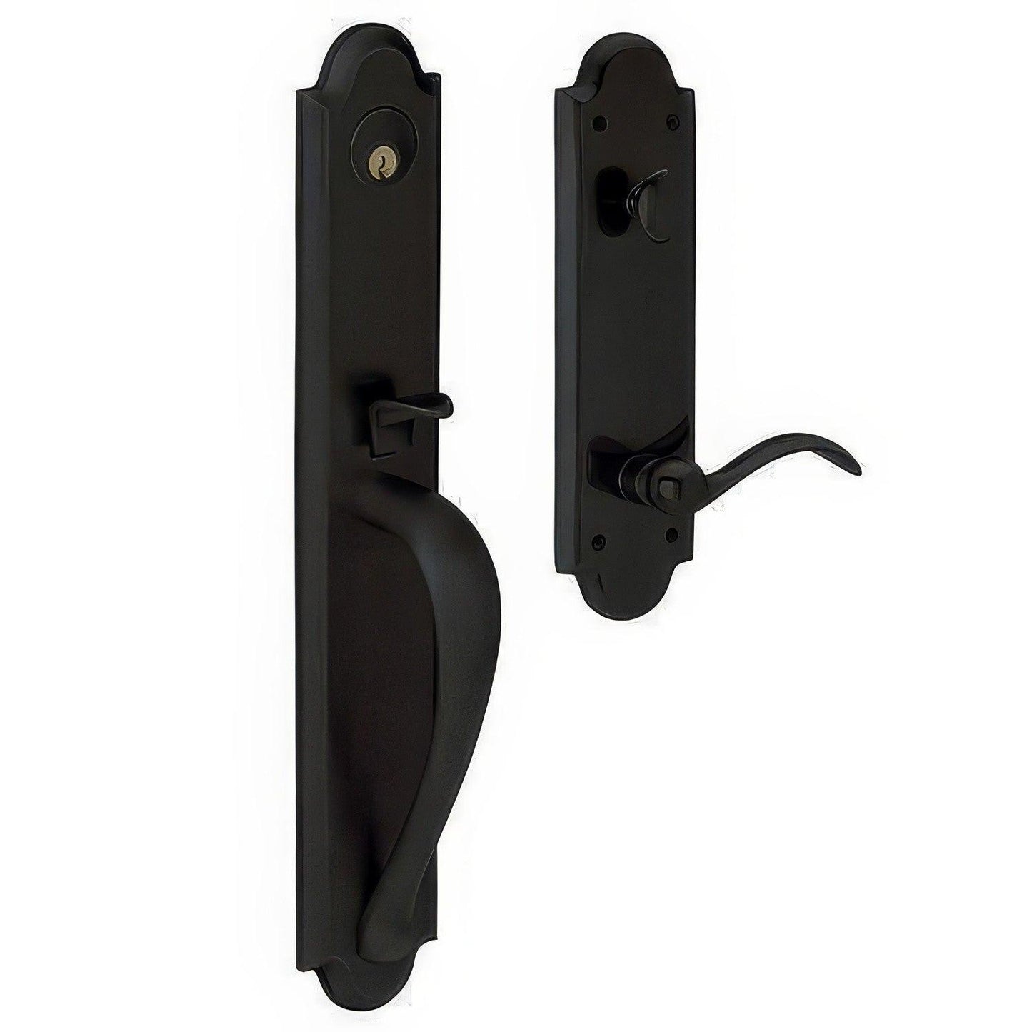 Baldwin 6402.LFD Left Hand Boulder Full Dummy Single Cylinder Handleset.