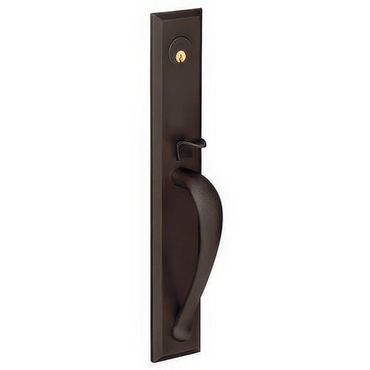 Baldwin 6403.LFD Left Hand Cody Style Full Escutcheon Full Dummy Set Single Cylinder Handleset
