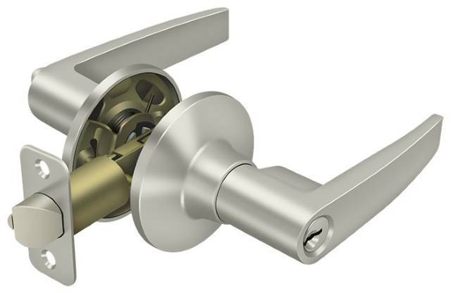 Deltana 6411 Morant Keyed Entry Single Cylinder Door Lever