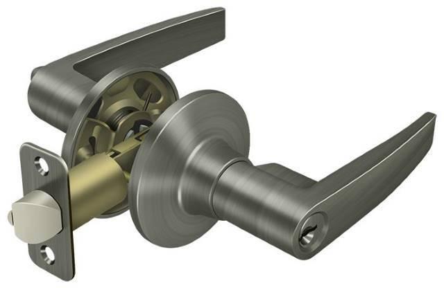 Deltana 6411 Morant Keyed Entry Single Cylinder Door Lever.
