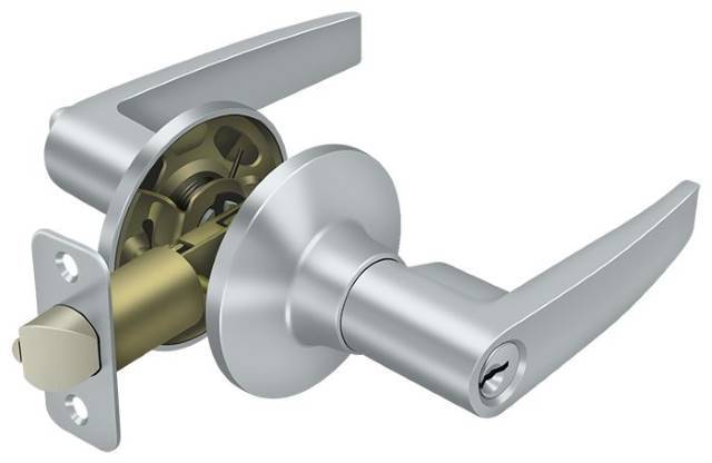 Deltana 6411 Morant Keyed Entry Single Cylinder Door Lever