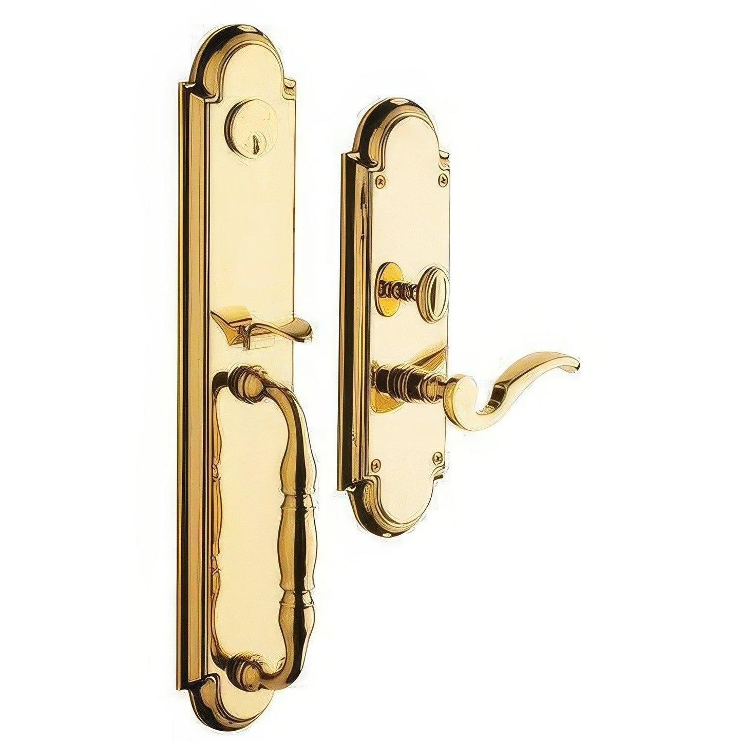 Baldwin 6544.RDBL Hamilton Right Hand Double Cylinder Mortise Handleset Trim Set