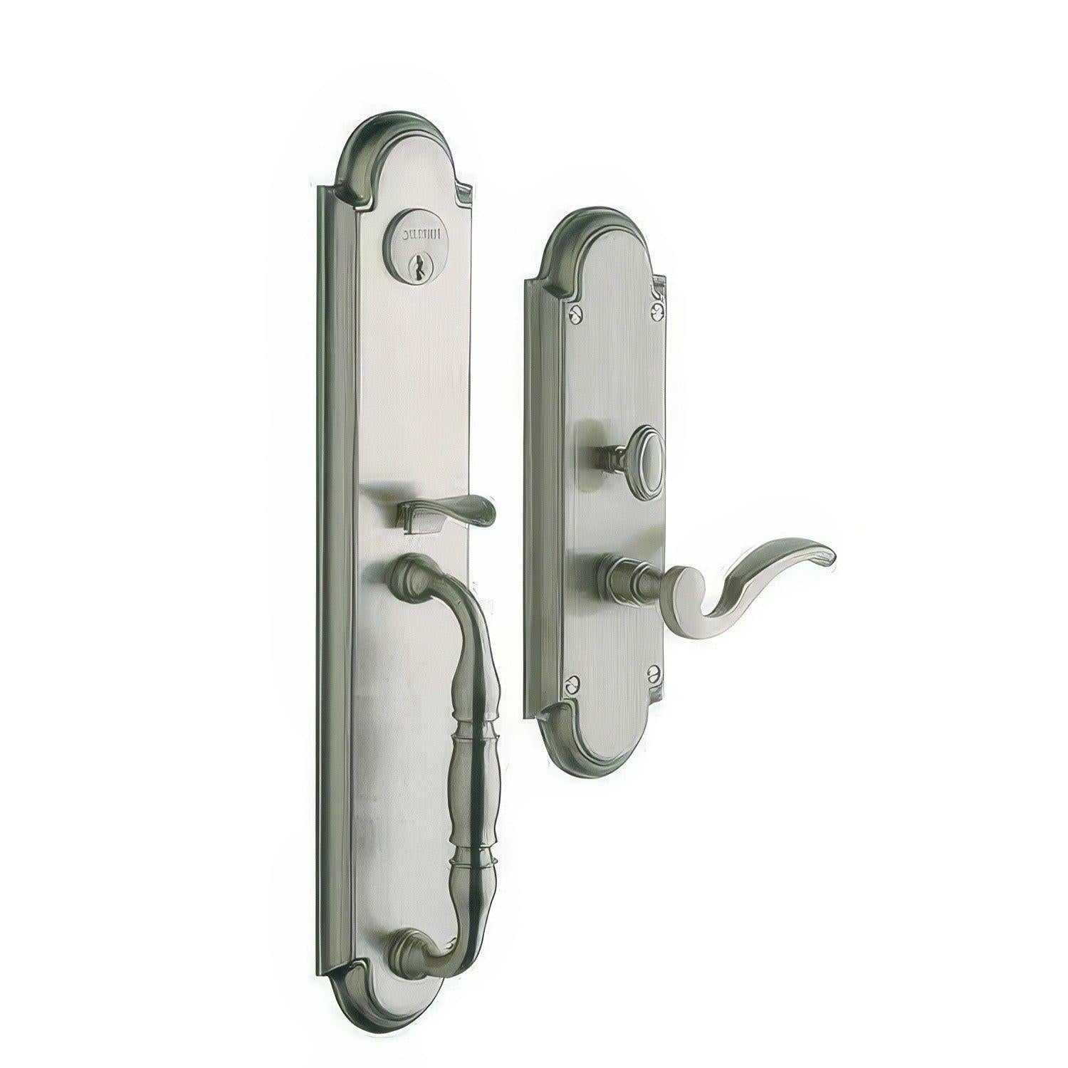 Baldwin 6544.LENT Hamilton Left Hand Single Cylinder Mortise Handleset Trim Set