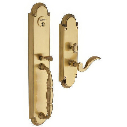 Baldwin 6544.LENT Hamilton Left Hand Single Cylinder Mortise Handleset Trim Set