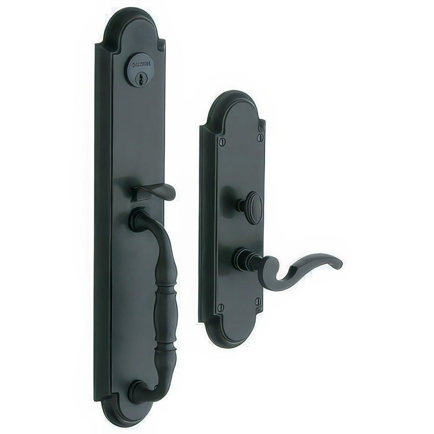 Baldwin 6544.LENT Hamilton Left Hand Single Cylinder Mortise Handleset Trim Set