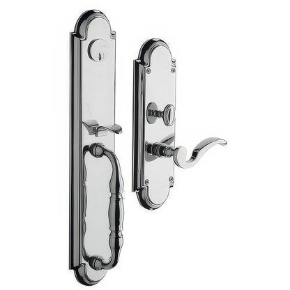 Baldwin 6544.LENT Hamilton Left Hand Single Cylinder Mortise Handleset Trim Set