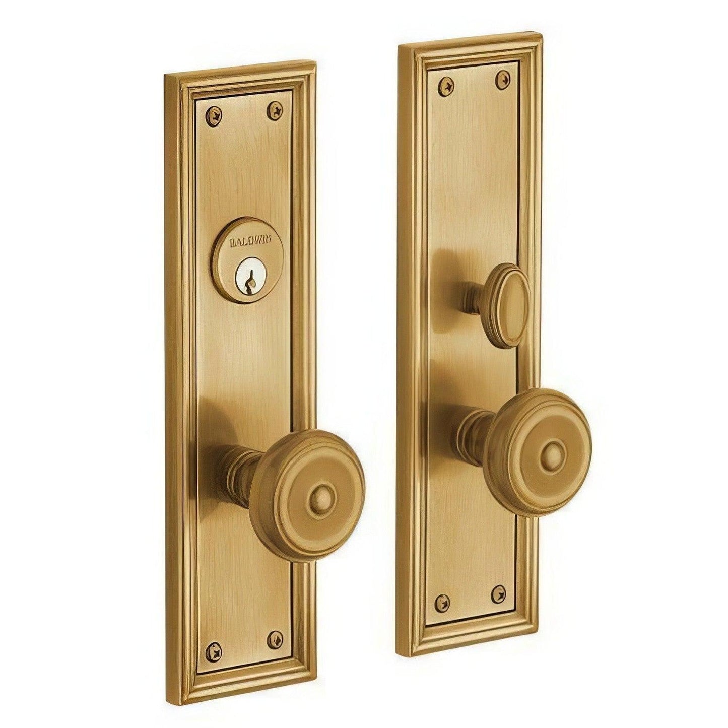 Baldwin 6547.ENTR Nashville Single Cylinder Mortise Handleset Trim Set
