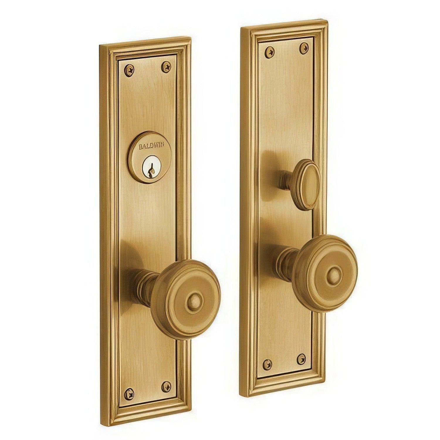 Baldwin 6547.ENTR Nashville Single Cylinder Mortise Handleset Trim Set