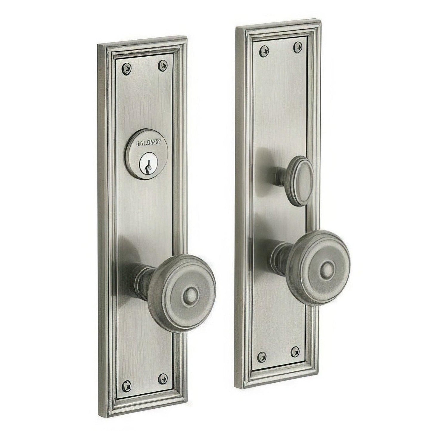 Baldwin 6547.DBLC Nashville Double Cylinder Mortise Handleset Trim Set