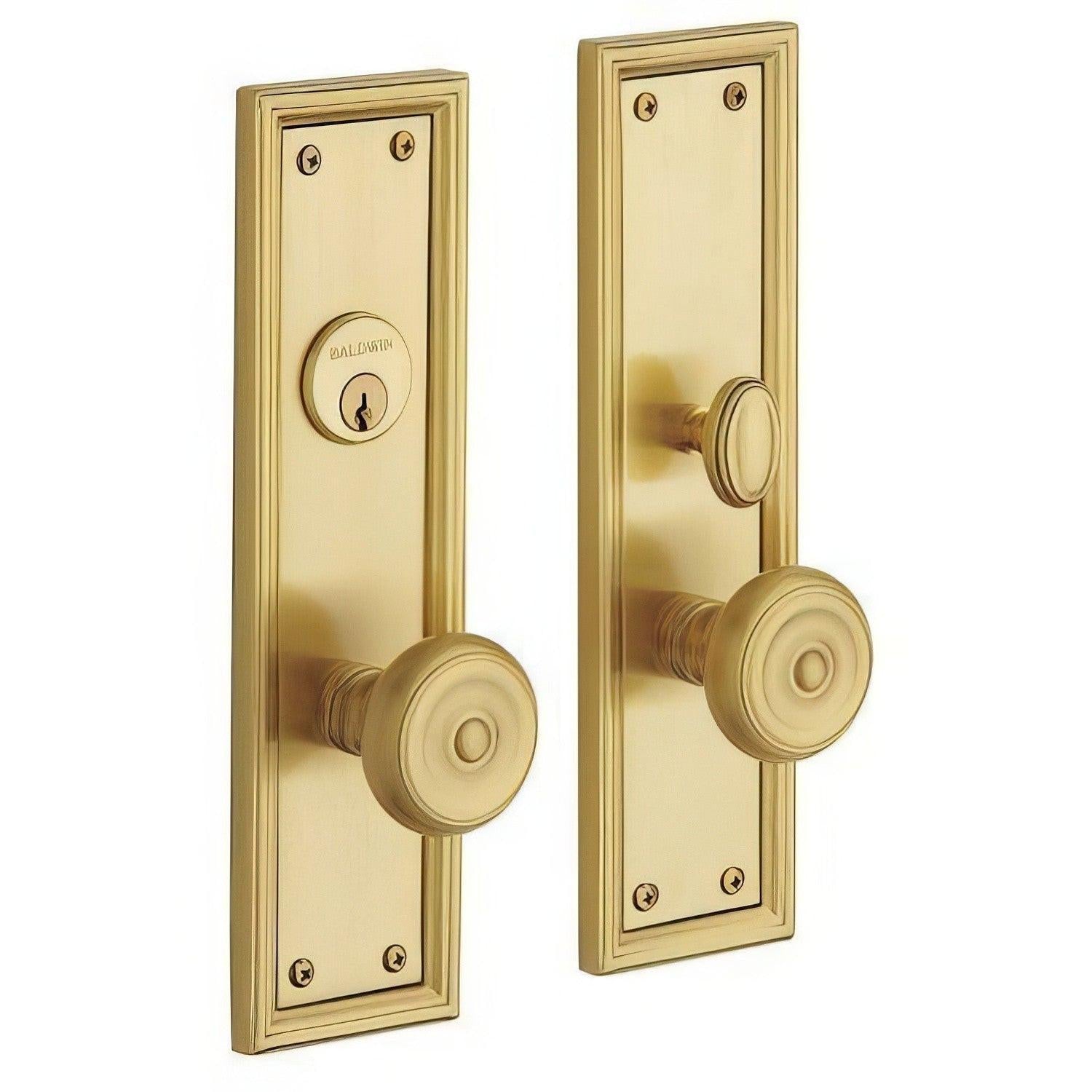 Baldwin 6547.ENTR Nashville Single Cylinder Mortise Handleset Trim Set