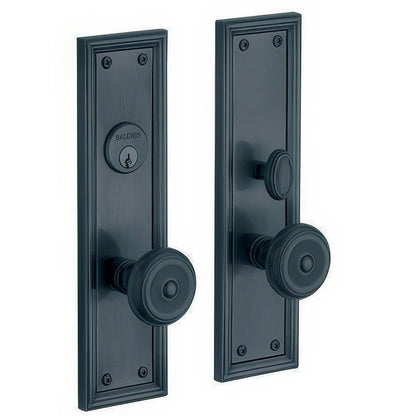 Baldwin 6547.DBLC Nashville Double Cylinder Mortise Handleset Trim Set
