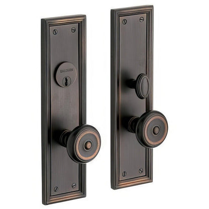 Baldwin 6547.DBLC Nashville Double Cylinder Mortise Handleset Trim Set