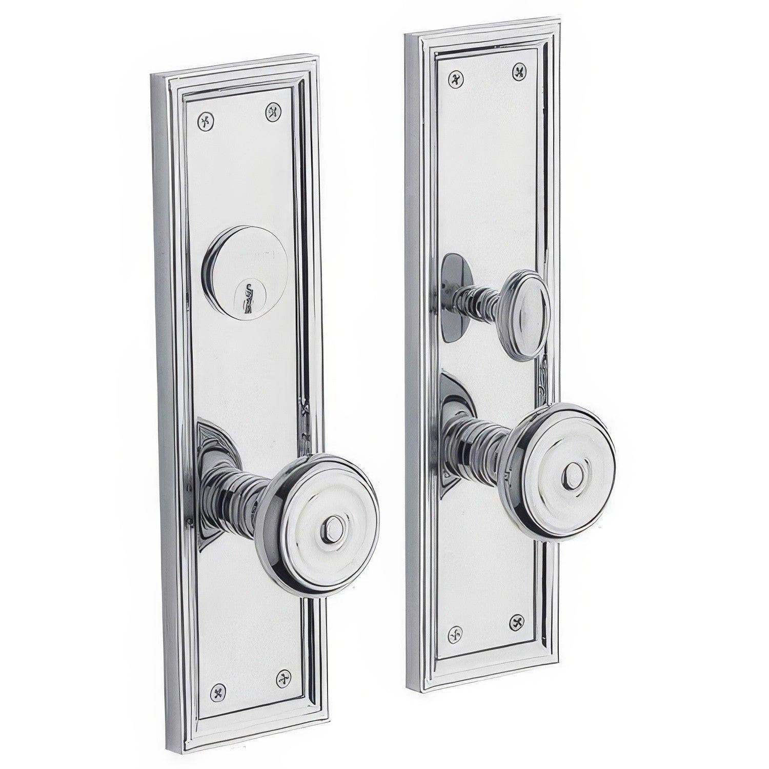 Baldwin 6547.ENTR Nashville Single Cylinder Mortise Handleset Trim Set