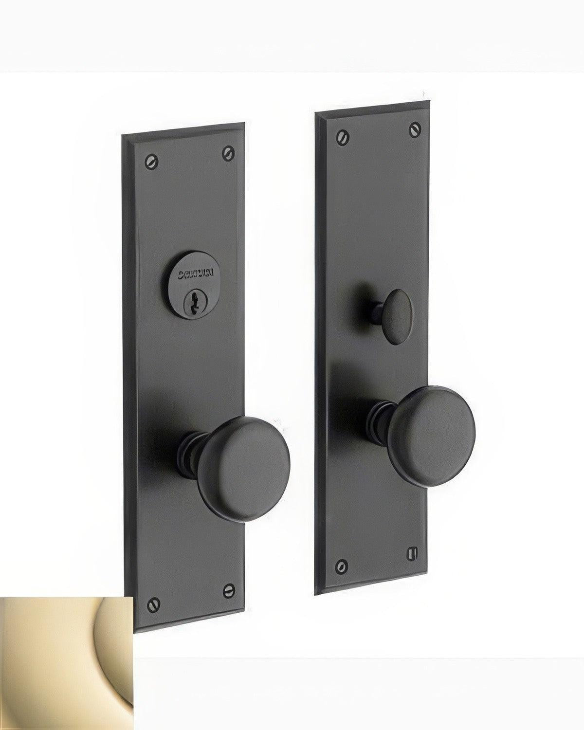 Baldwin 6552.DBLC Baltimore Double Cylinder Mortise Handleset Trim Set
