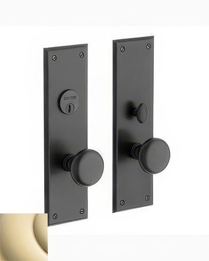 Baldwin 6552.DBLC Baltimore Double Cylinder Mortise Handleset Trim Set