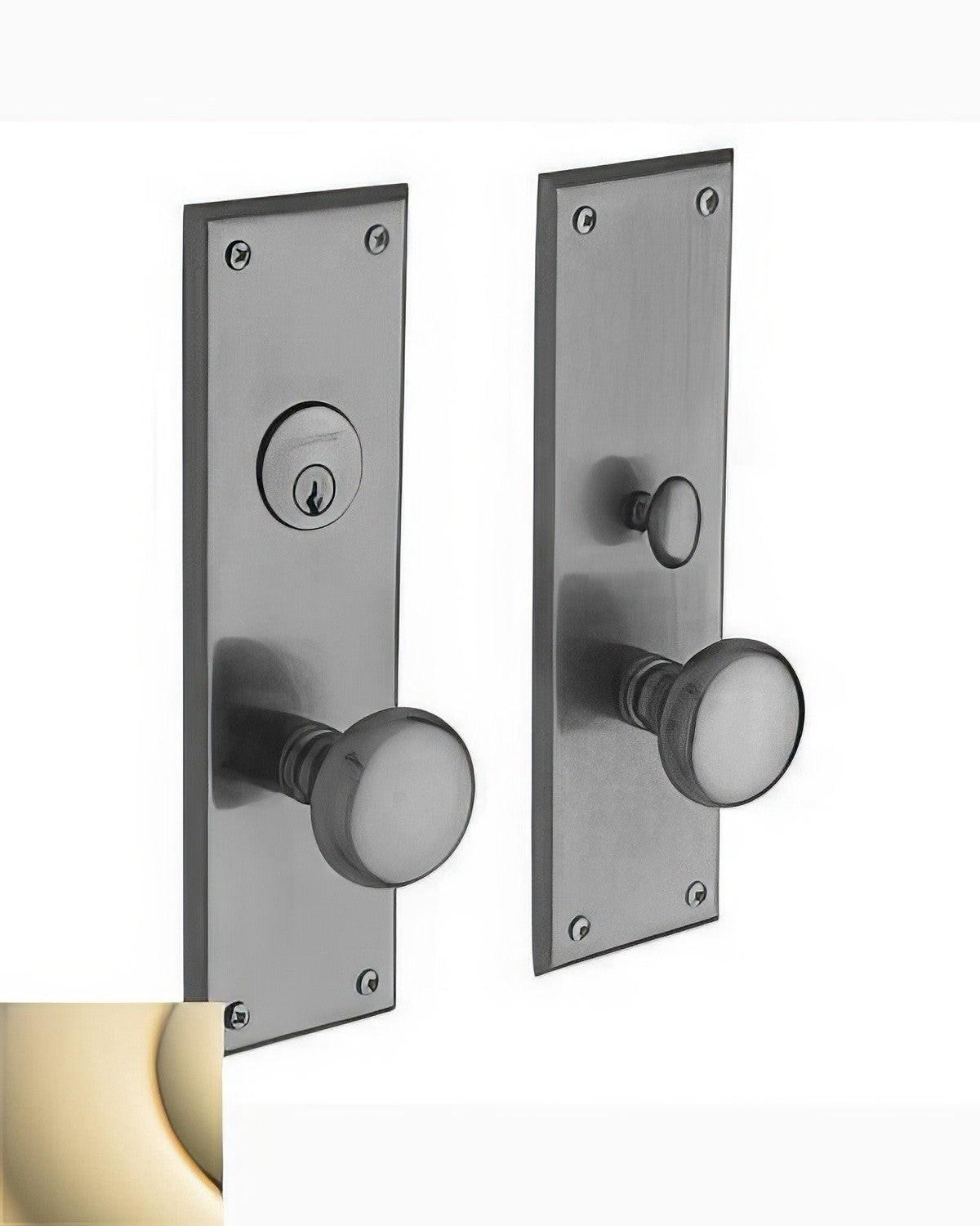 Baldwin 6552.ENTR Baltimore Single Cylinder Mortise Handleset Trim Set