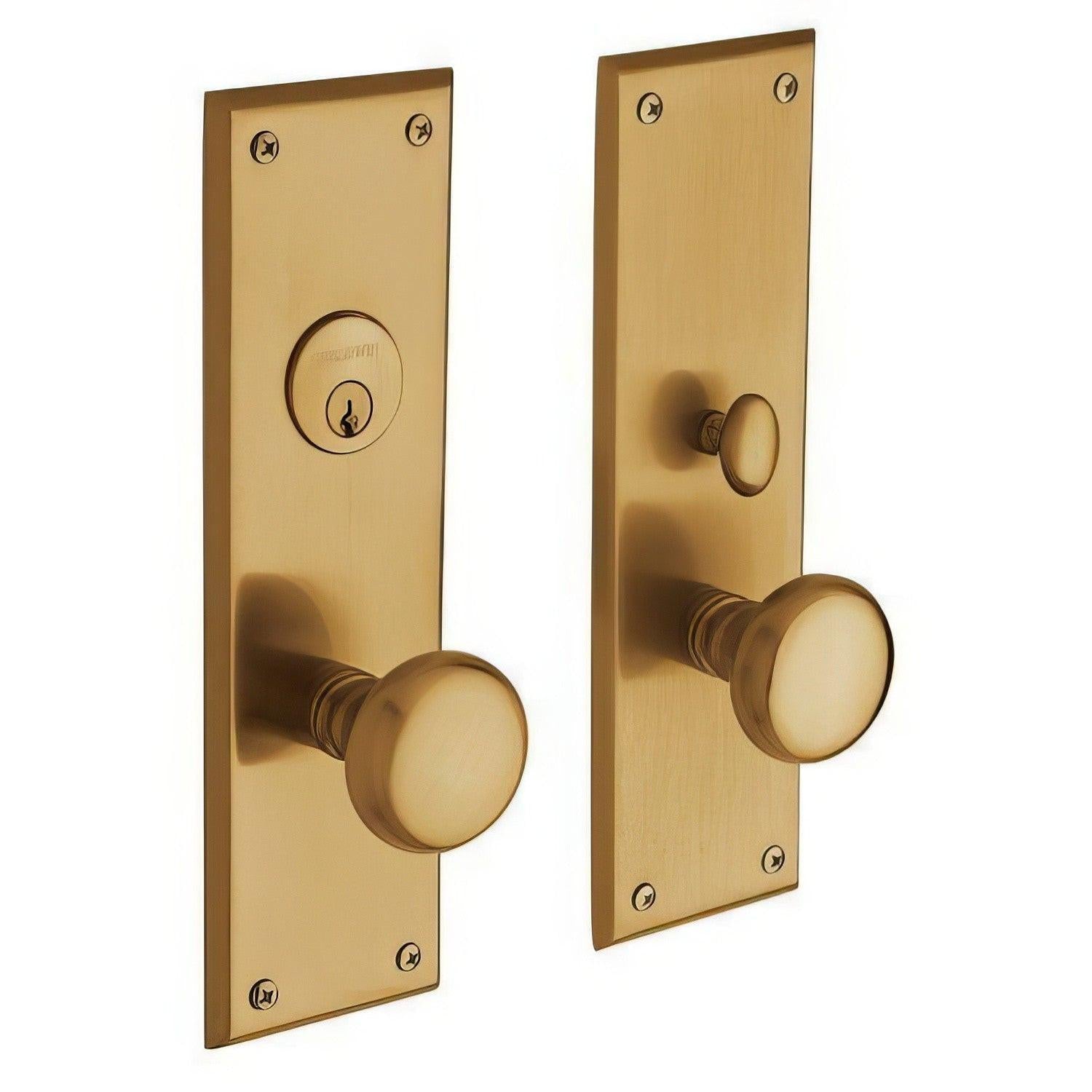 Baldwin 6552.ENTR Baltimore Single Cylinder Mortise Handleset Trim Set