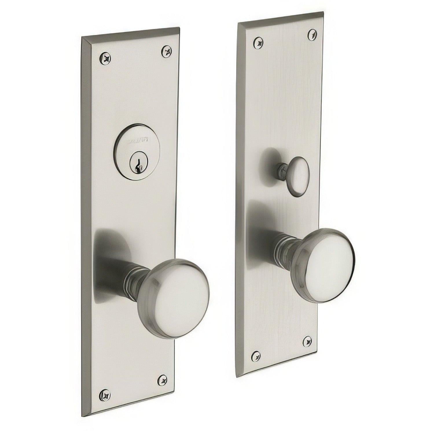 Baldwin 6552.ENTR Baltimore Single Cylinder Mortise Handleset Trim Set