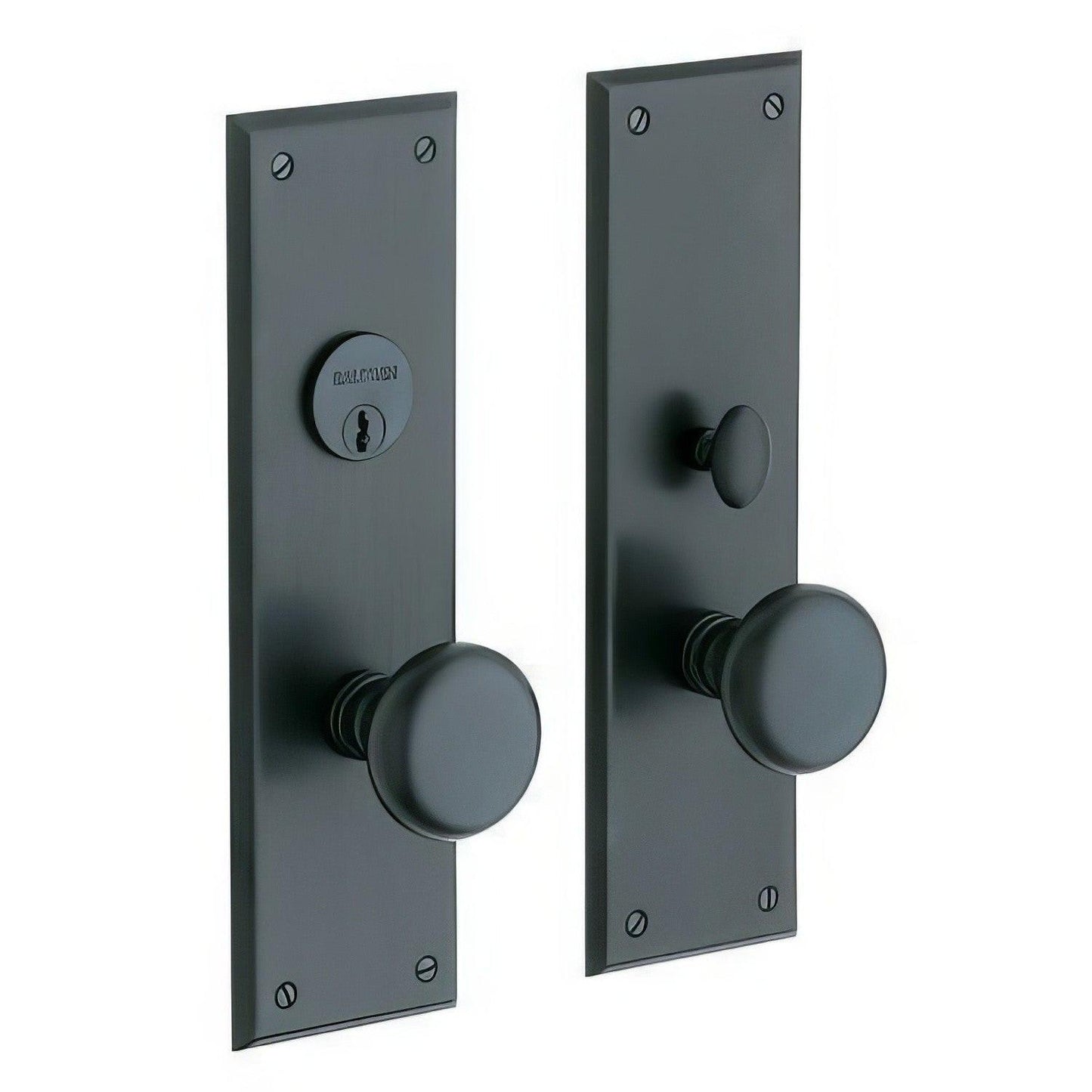 Baldwin 6552.DBLC Baltimore Double Cylinder Mortise Handleset Trim Set