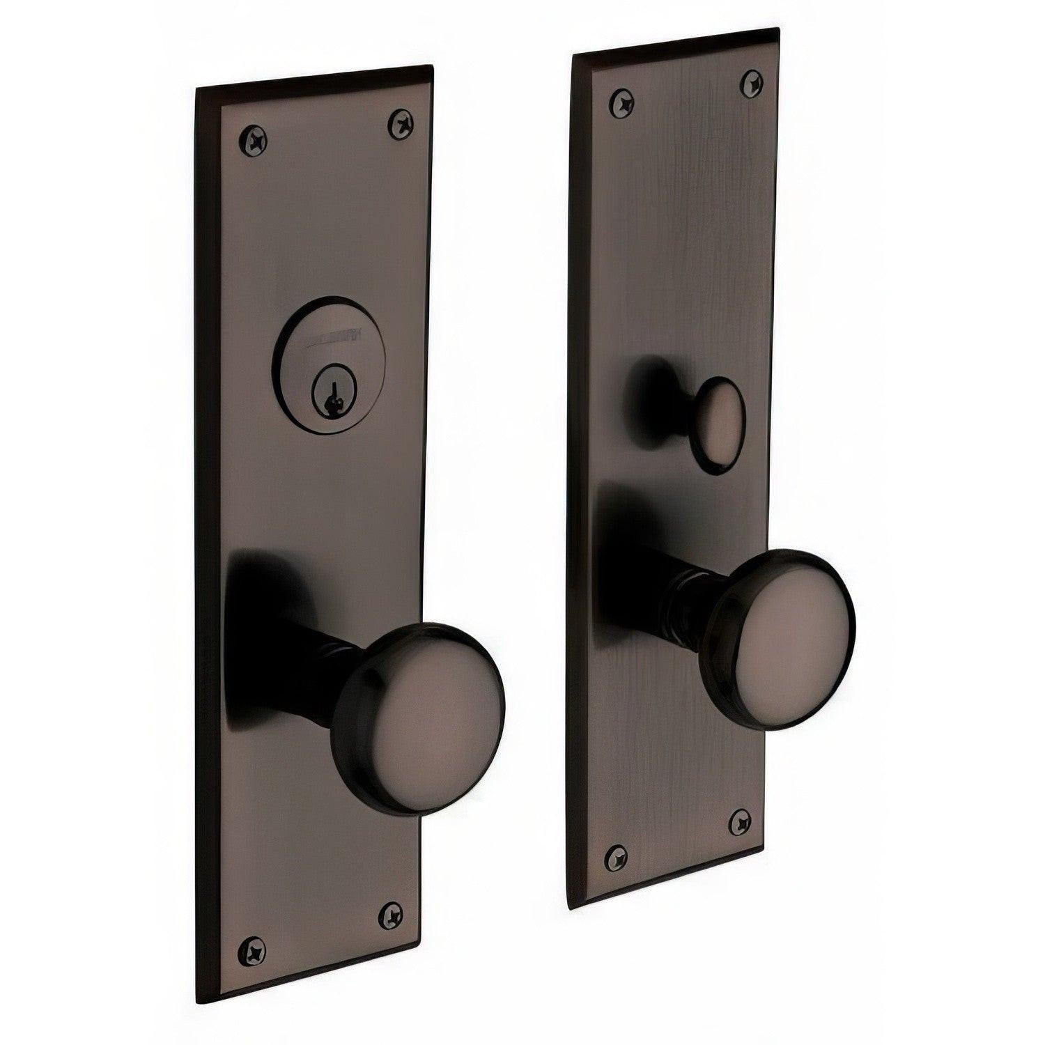 Baldwin 6552.ENTR Baltimore Single Cylinder Mortise Handleset Trim Set