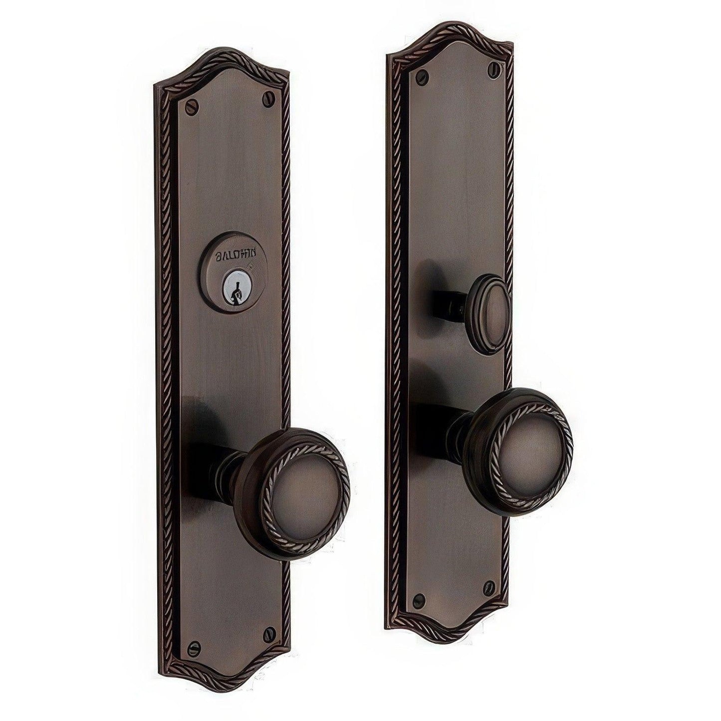 Baldwin 6554.ENTR Barclay Single Cylinder Mortise Handleset Trim Set