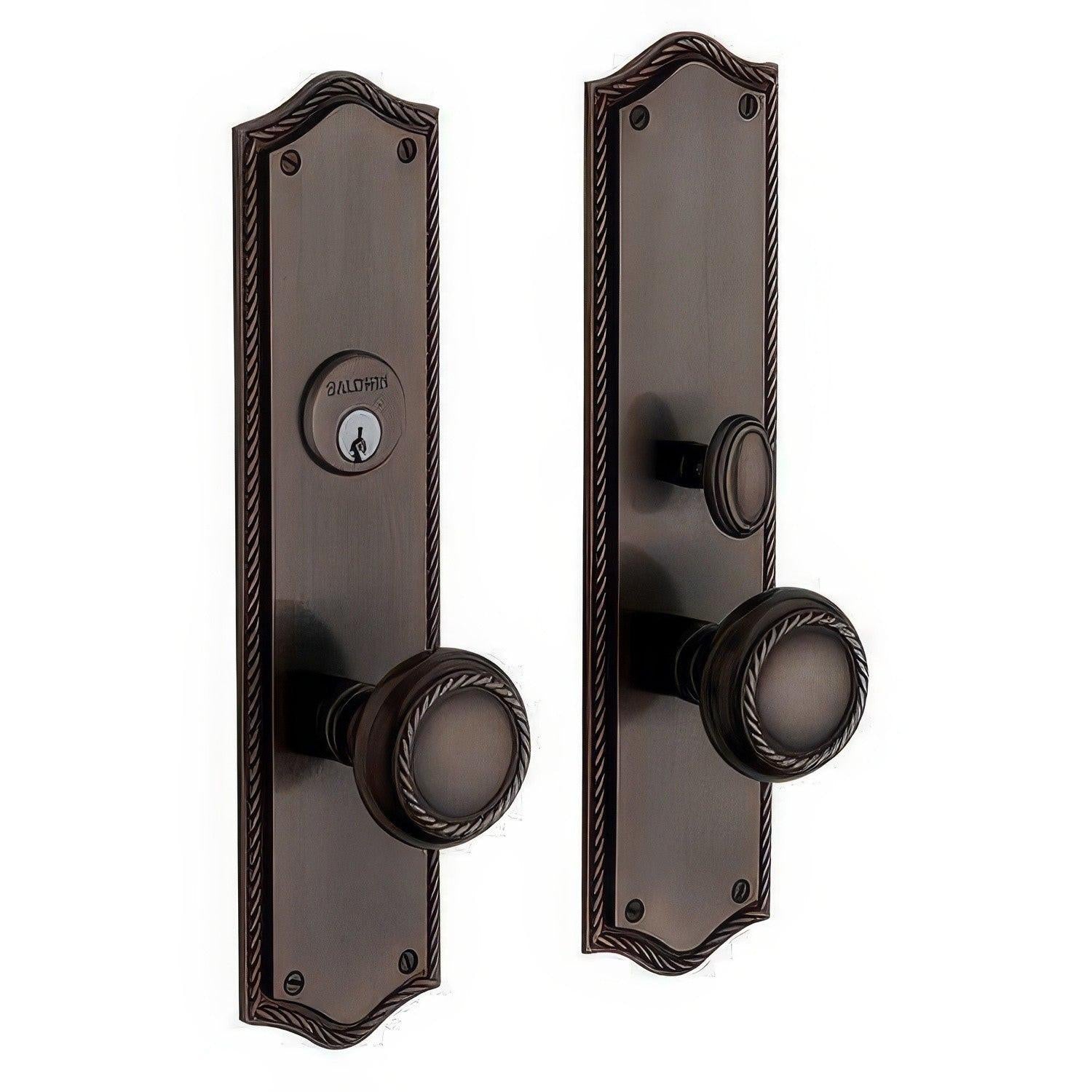Baldwin 6554.ENTR Barclay Single Cylinder Mortise Handleset Trim Set