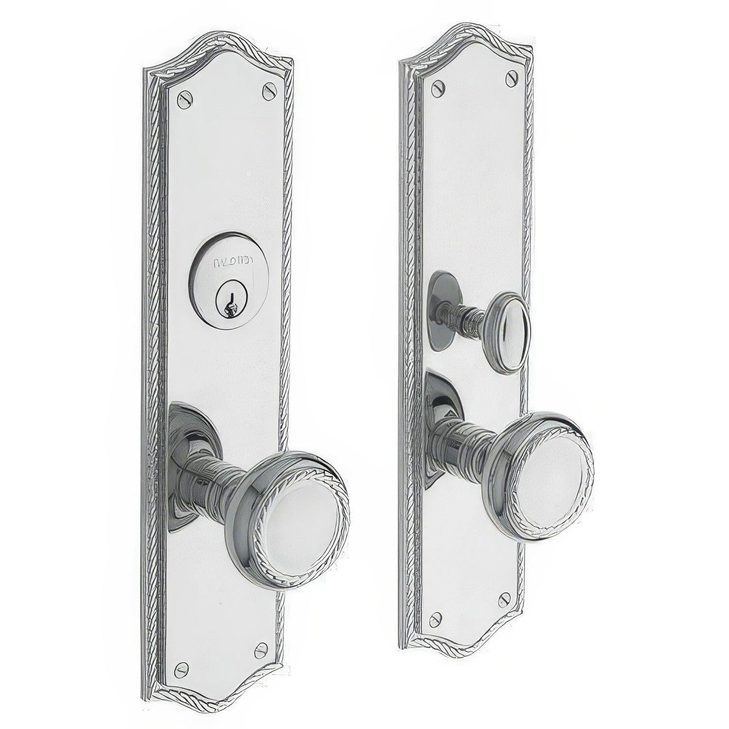 Baldwin 6554.ENTR Barclay Single Cylinder Mortise Handleset Trim Set