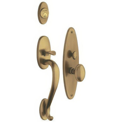 Baldwin 6560.ENTR Lexington Single Cylinder Mortise Handleset Trim Set