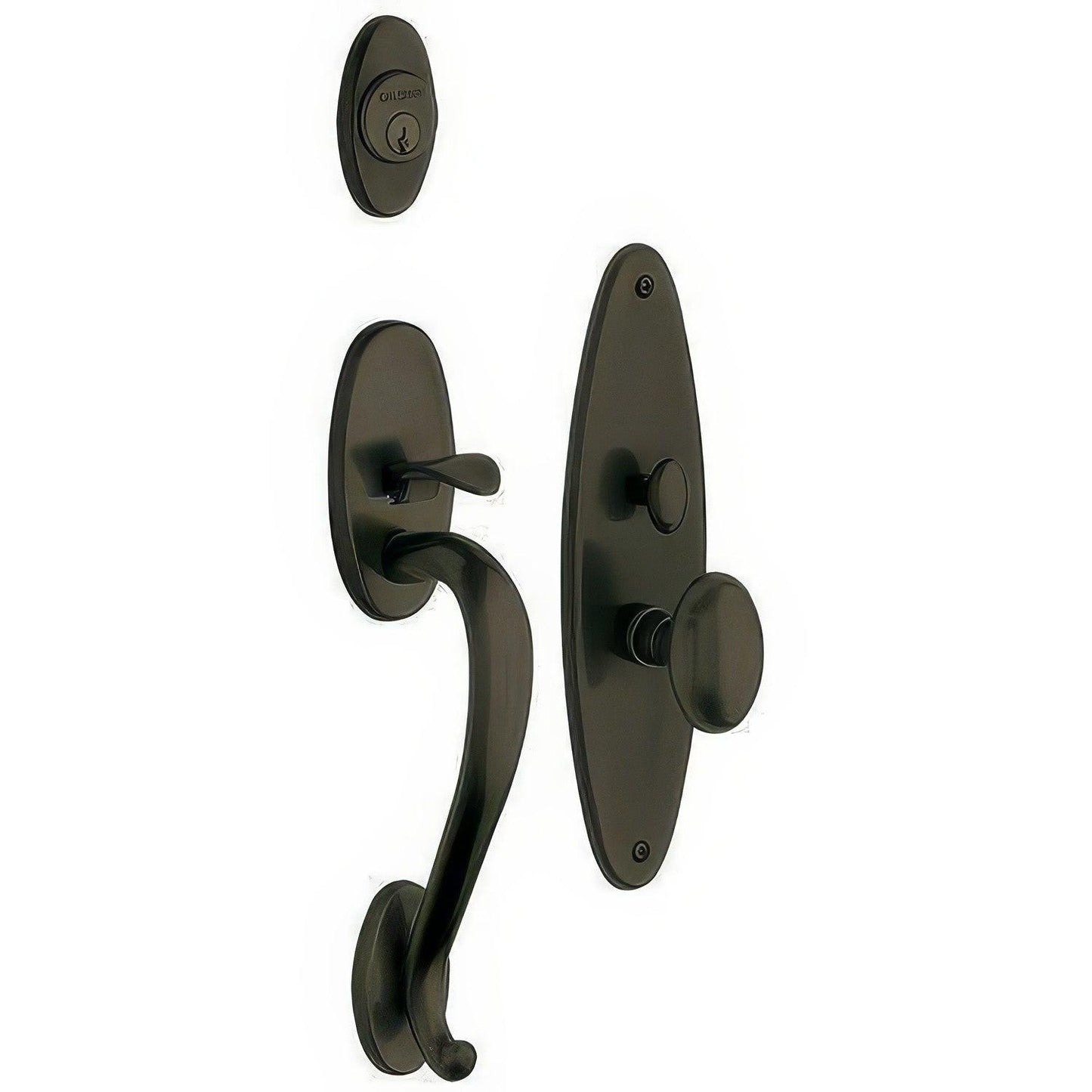 Baldwin 6560.DBLC Lexington Double Cylinder Mortise Handleset Trim Set