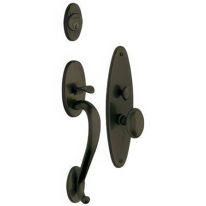 Baldwin 6560.DBLC Lexington Double Cylinder Mortise Handleset Trim Set
