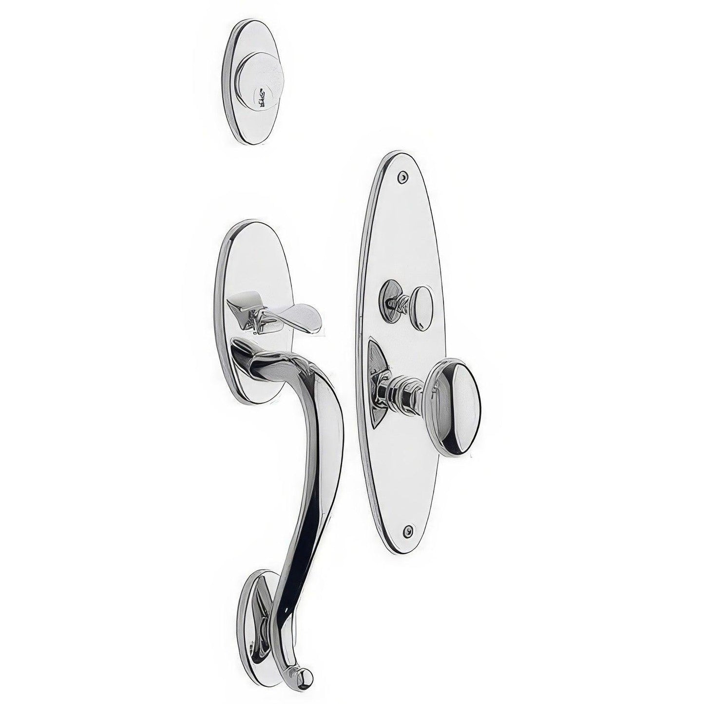 Baldwin 6560.ENTR Lexington Single Cylinder Mortise Handleset Trim Set