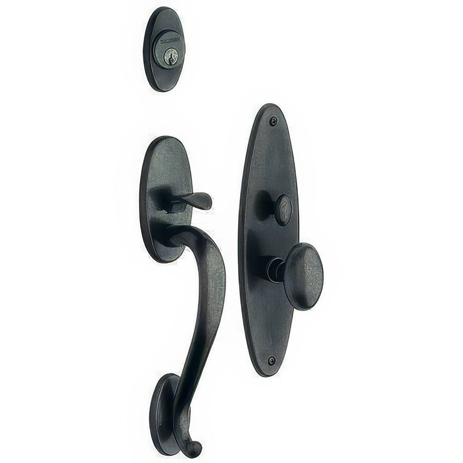 Baldwin 6560.ENTR Lexington Single Cylinder Mortise Handleset Trim Set