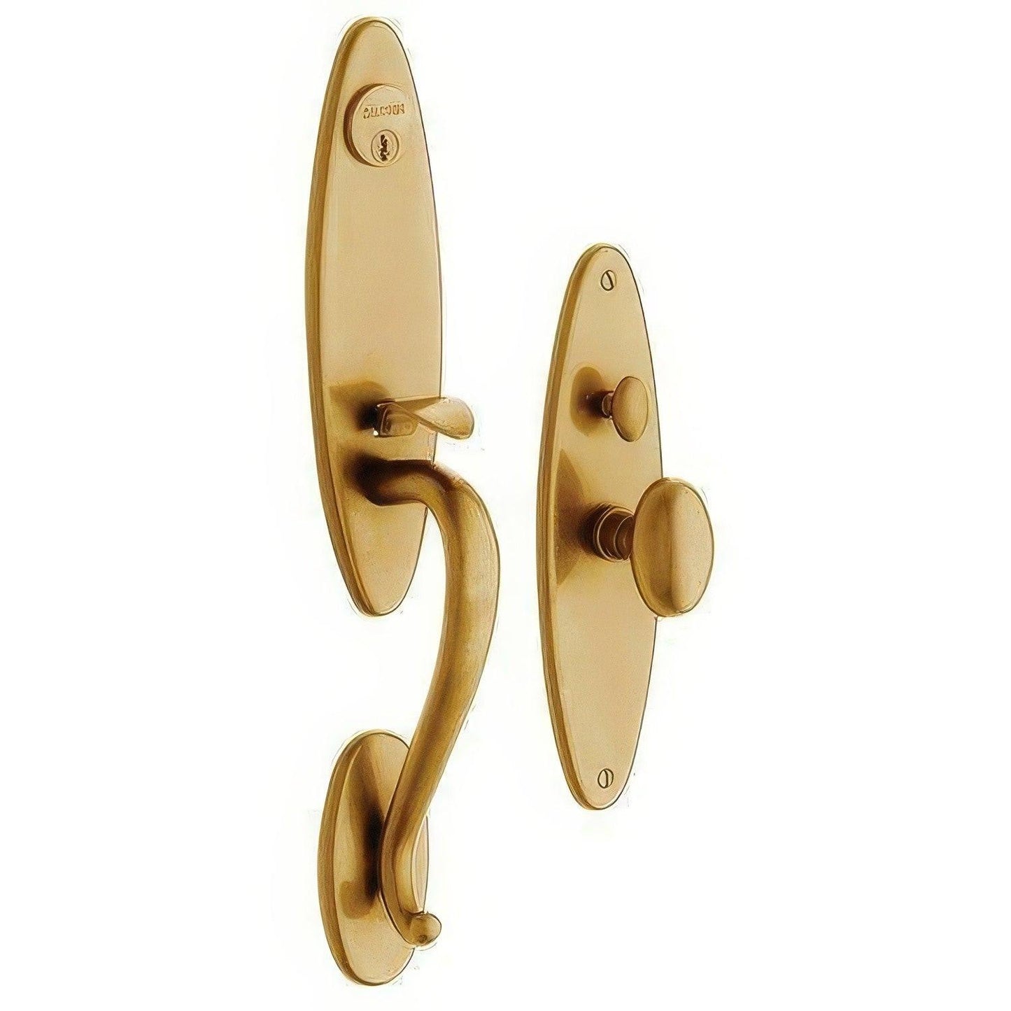 Baldwin 6573.ENTR Springfield Single Cylinder Mortise Handleset Trim Set