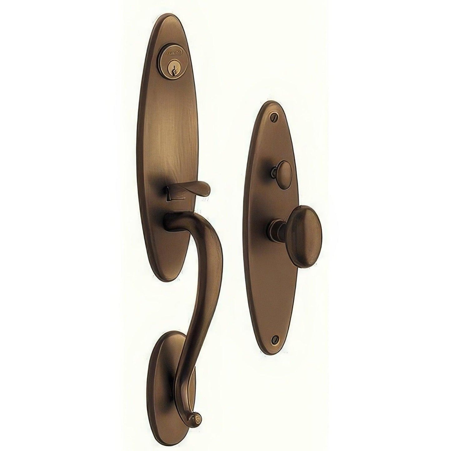 Baldwin 6573.DBLC Springfield Double Cylinder Mortise Handleset Trim Set