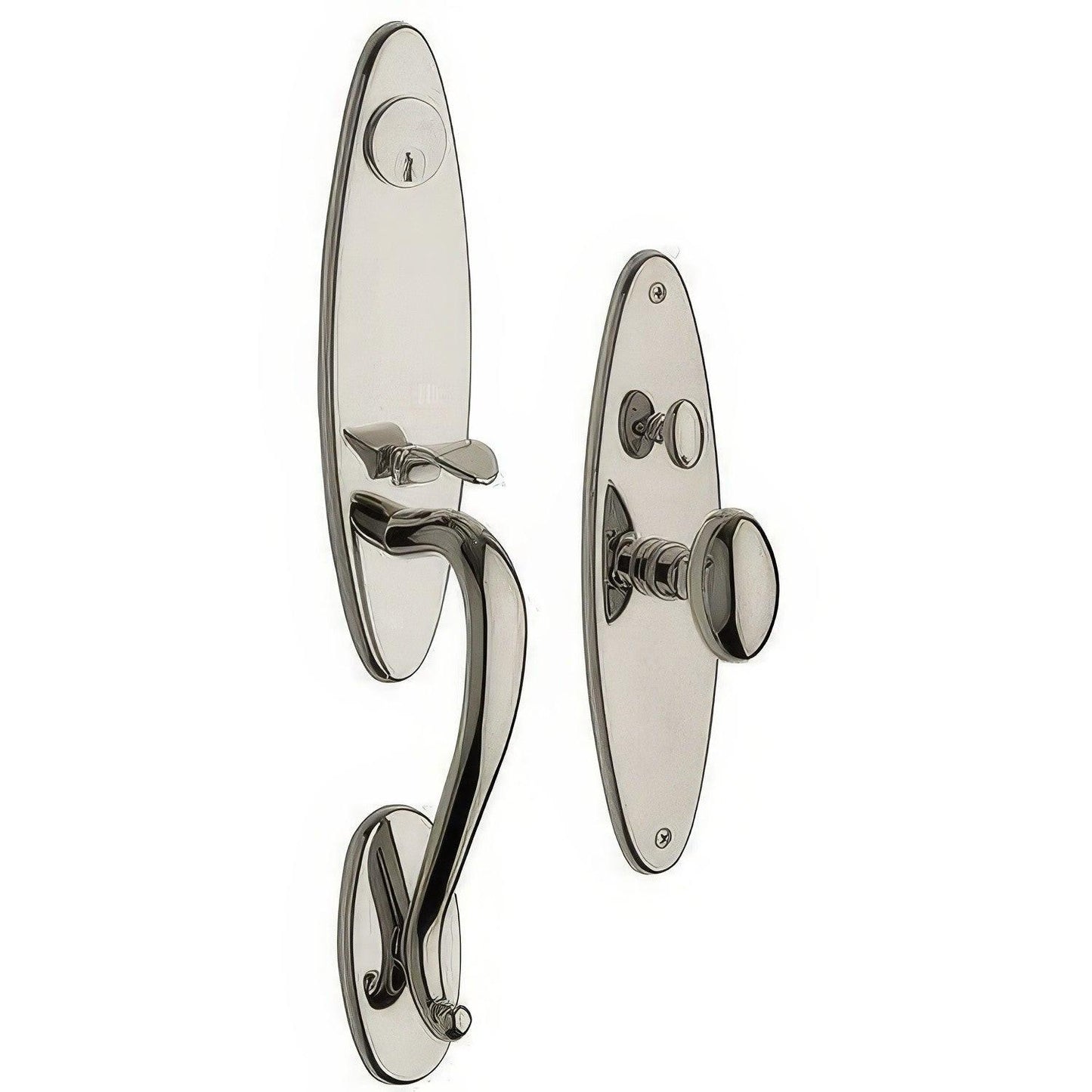 Baldwin 6573.ENTR Springfield Single Cylinder Mortise Handleset Trim Set