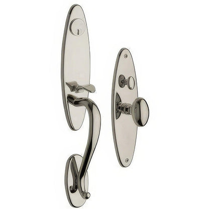 Baldwin 6573.ENTR Springfield Single Cylinder Mortise Handleset Trim Set