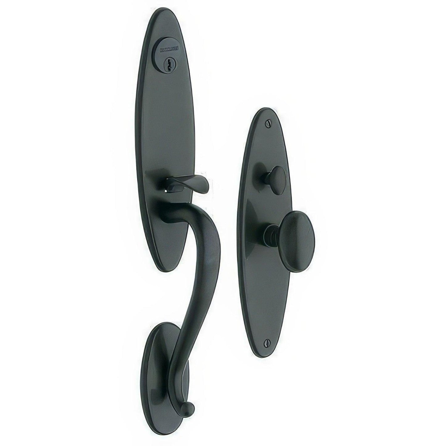 Baldwin 6573.ENTR Springfield Single Cylinder Mortise Handleset Trim Set