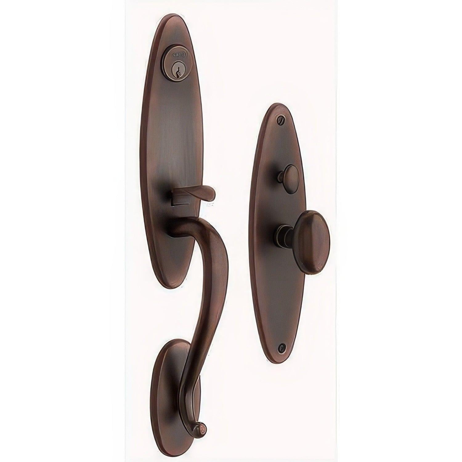 Baldwin 6573.DBLC Springfield Double Cylinder Mortise Handleset Trim Set