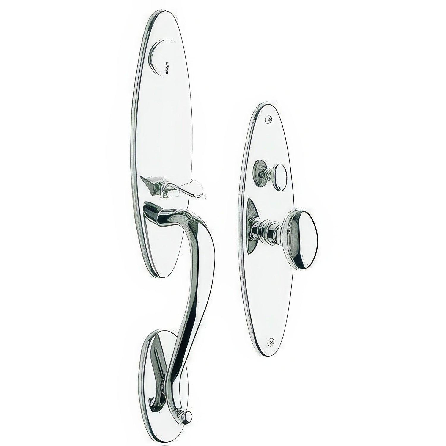 Baldwin 6573.ENTR Springfield Single Cylinder Mortise Handleset Trim Set
