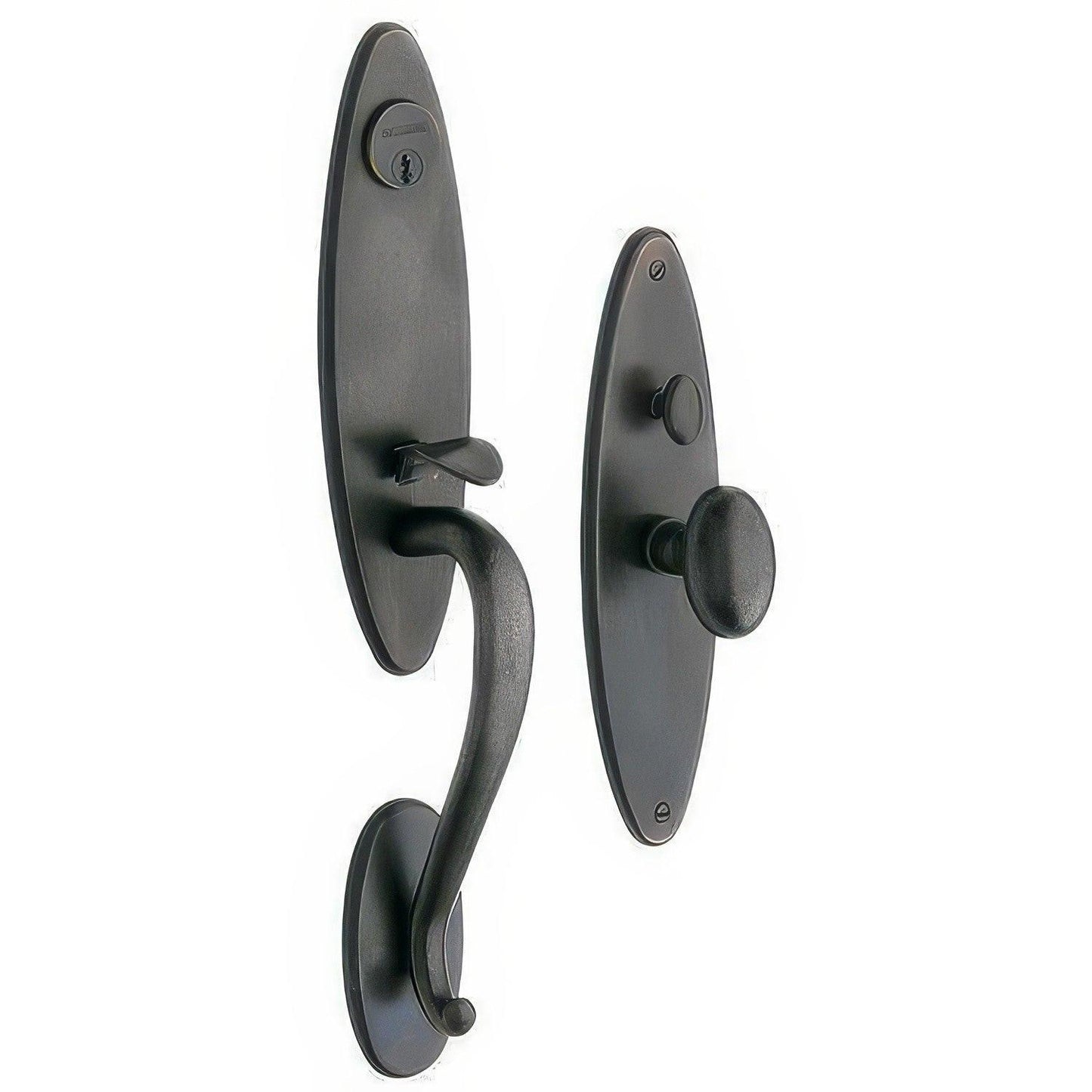 Baldwin 6573.DBLC Springfield Double Cylinder Mortise Handleset Trim Set