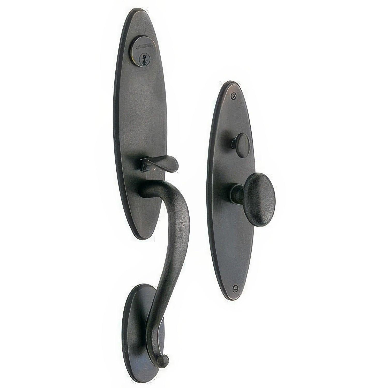 Baldwin 6573.DBLC Springfield Double Cylinder Mortise Handleset Trim Set