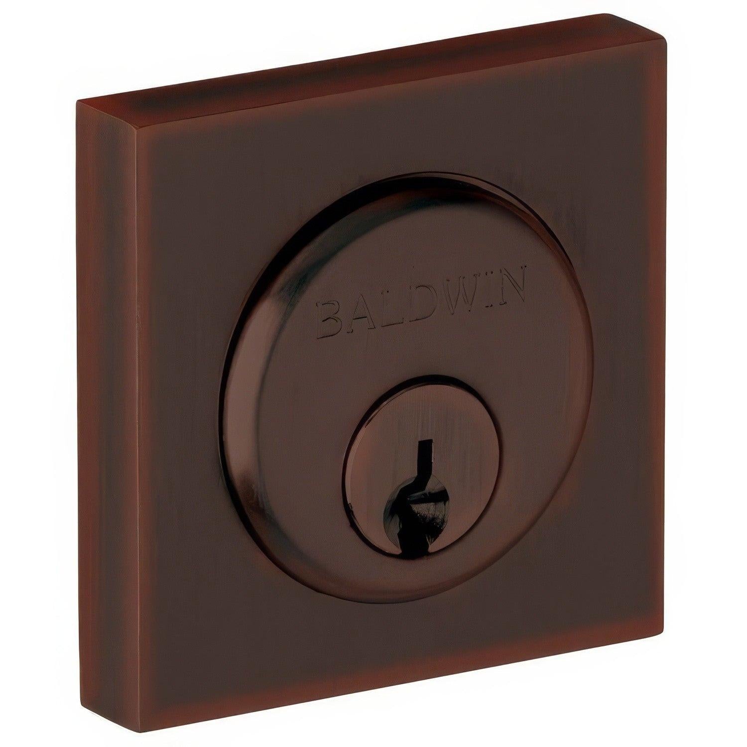 Baldwin 6743 Contemporary Square Cylinder Trim Collar