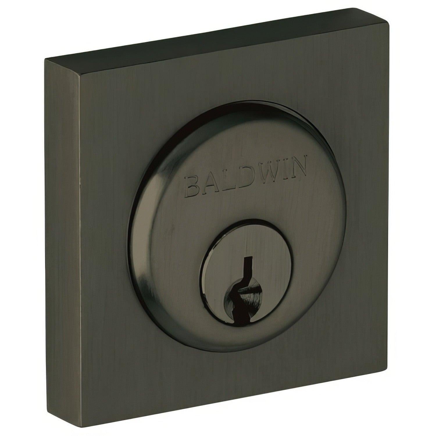 Baldwin 6743 Contemporary Square Cylinder Trim Collar