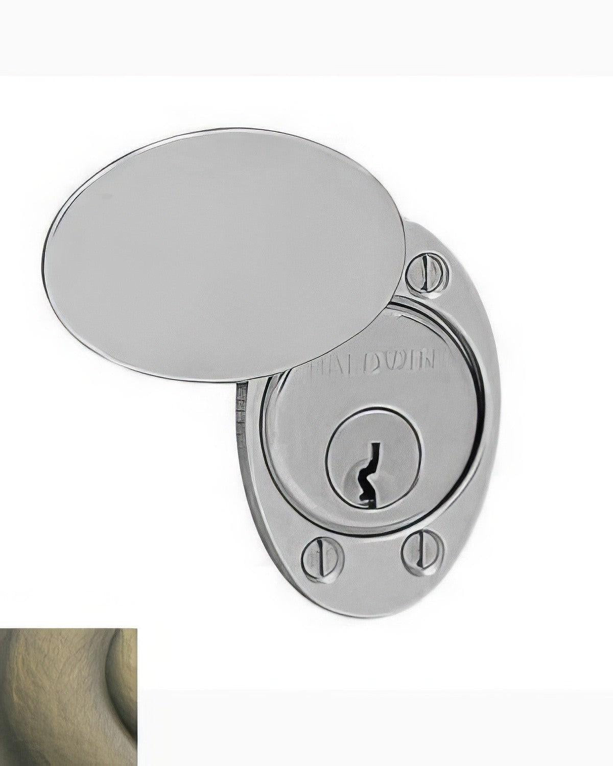 Baldwin 6755 Oval Cylinder Lock Cover Plate