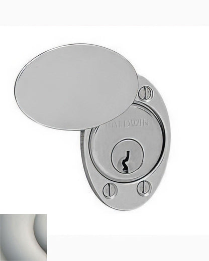 Baldwin 6755 Oval Cylinder Lock Cover Plate