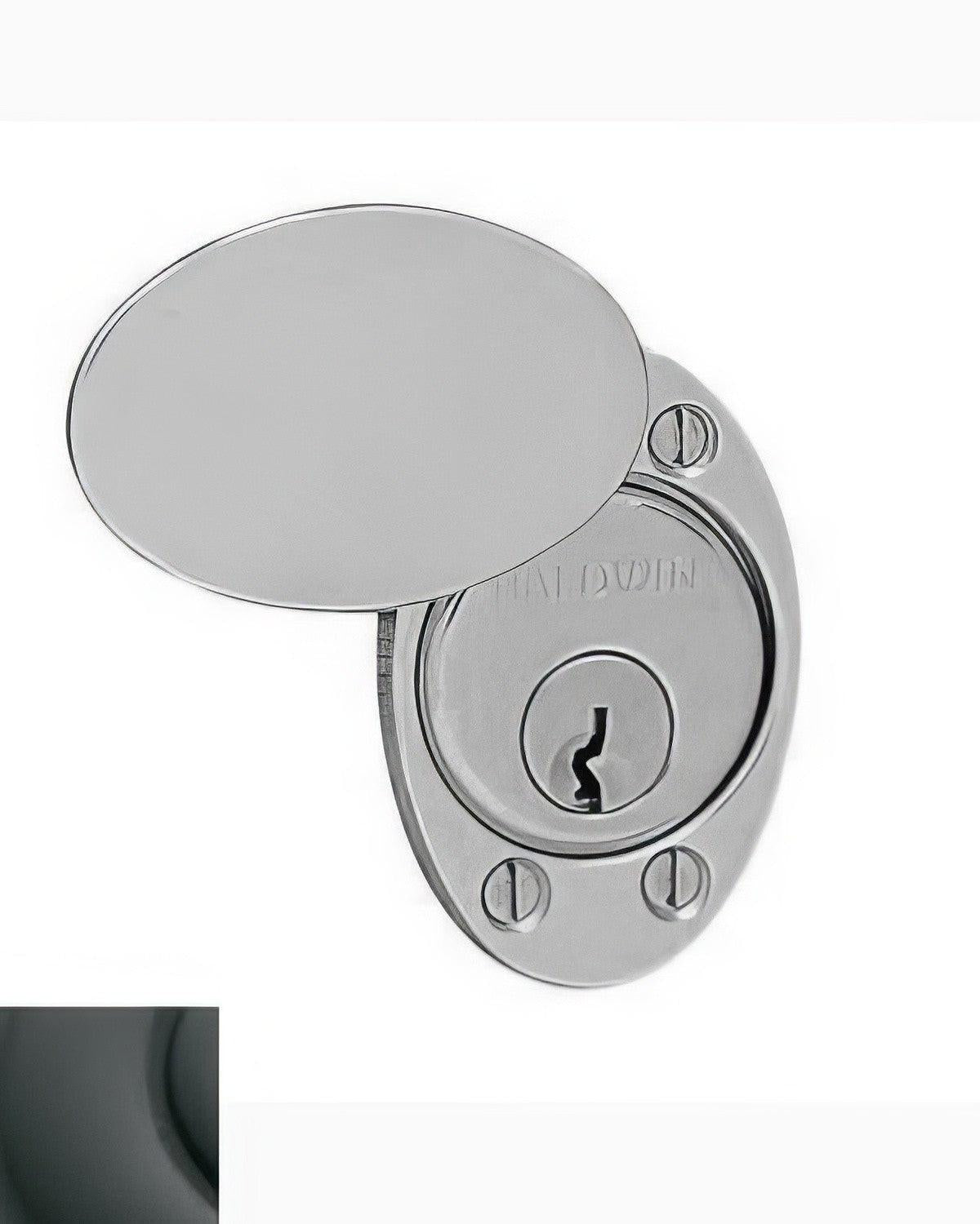Baldwin 6755 Oval Cylinder Lock Cover Plate