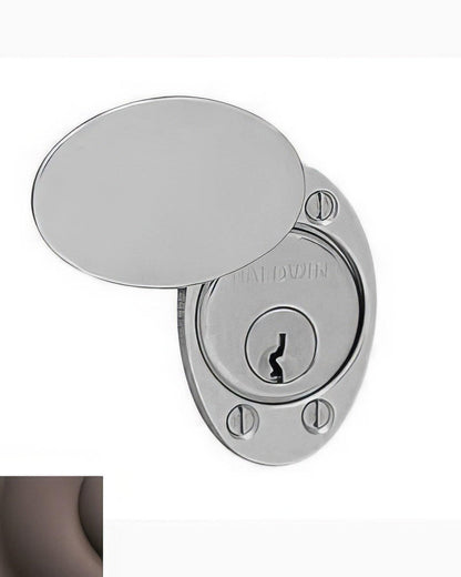 Baldwin 6755 Oval Cylinder Lock Cover Plate